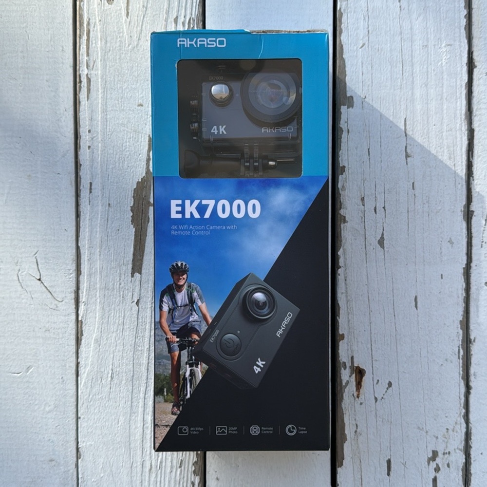 EK 7000 Go Pro 4K Action Camera with Remote New